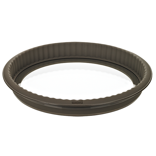 -Lurch- FlexiForm Quiche 26cm mit Glasboden braun