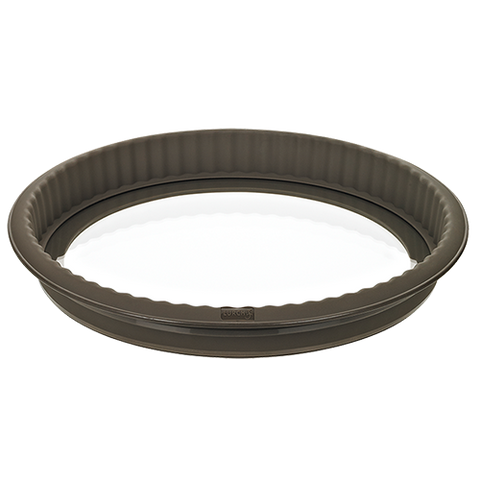 -Lurch- FlexiForm Quiche 26cm mit Glasboden braun