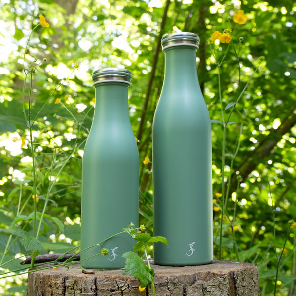 -Lurch- Isolier-Flasche Edelstahl 1Liter, in verschiedenen Farben