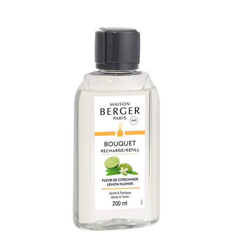 -Maison Berger Paris- Bouquet Refill "Zitronenblüte/Zesté et Tonique", Raumduft Diffuser, 200ml