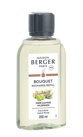 -Maison Berger Paris- Bouquet Refill "Unberührte Landschaft/Terre Sauvage", Raumduft Diffuser, 200ml