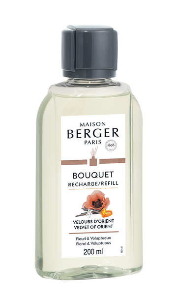 -Maison Berger Paris- Bouquet Refill "Velours d'Orient/Samt aus dem Orient", Raumduft Diffuser, 200ml