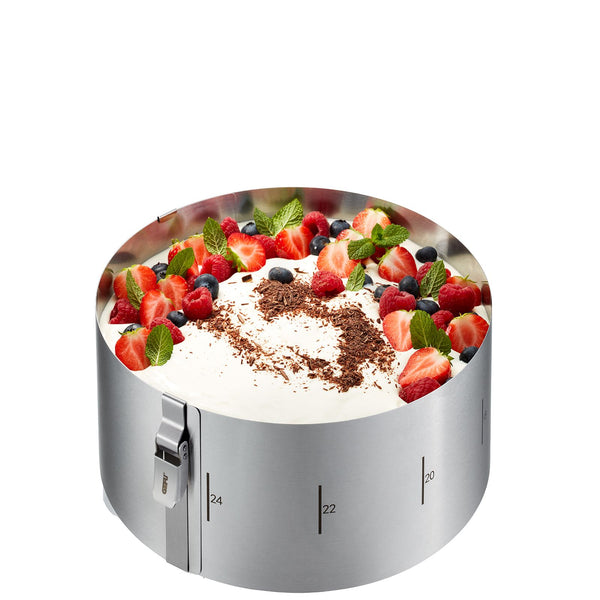 -GEFU- "TONDO CLIP" Tortenring H 10 cm von 16 cm bis 30 cm