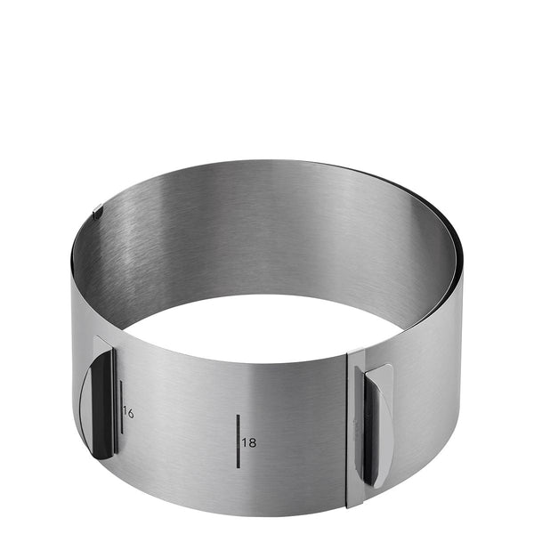 -GEFU- "TONDO" Tortenring H 8,5 cm, Duschmesser von 16 cm bis 30 cm