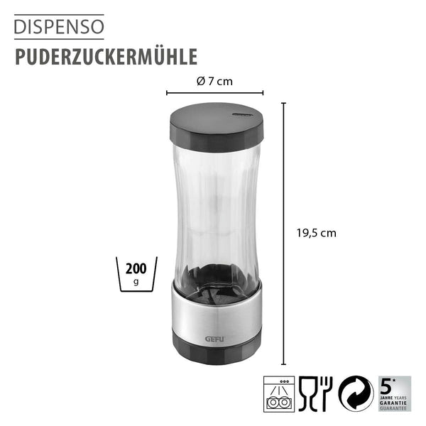 -GEFU- "DISPENSO" Puderzuckermühle