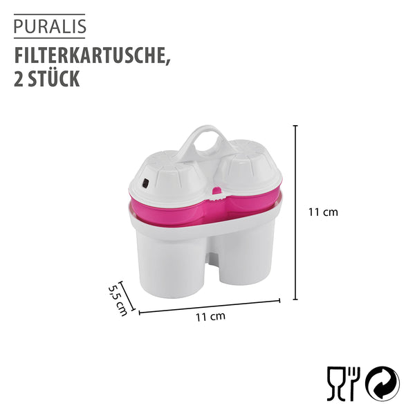 -GEFU- "PULARIS" Filterkartuschen 2 Stück