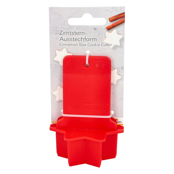 -RBV Birkmann- Zimtstern-Ausstecher lebensmittelechter Kunststoff, 4,5 x 9 cm