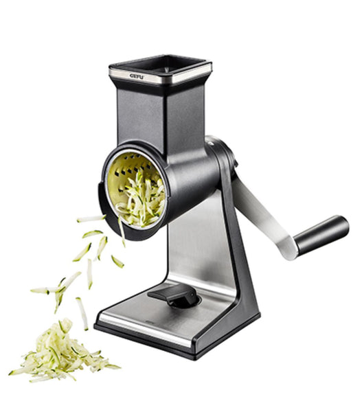 -GEFU- "TRANSFORMA" Trommelreibe mit drei LASER CUT Trommeln