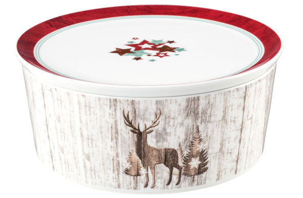 -Seltmann Weiden-, Life "Christmas" Keksdose groß 21x9cm mit Deckel