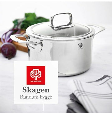 -Josef Schulte-Ufer- "SKAGEN" Fleischtopf 20cm, 3,50l, 3-Schicht-Material