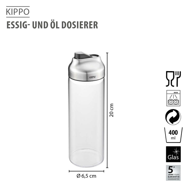 -GEFU- "KIPPO" Essig oder Öl Dosierer, 400ml