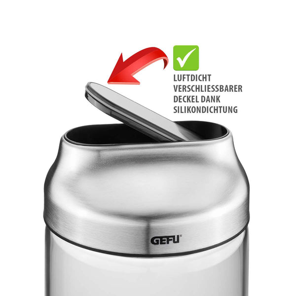 -GEFU- Aktion "KIPPO" Vorratsdosen, 1.000 ml, 2 Stück