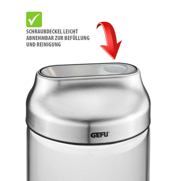 -GEFU- Aktion "KIPPO" Vorratsdosen, 1.000 ml, 2 Stück