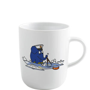 -Kahla- "DieMaus" Becher Kapitän Elefant ,035L