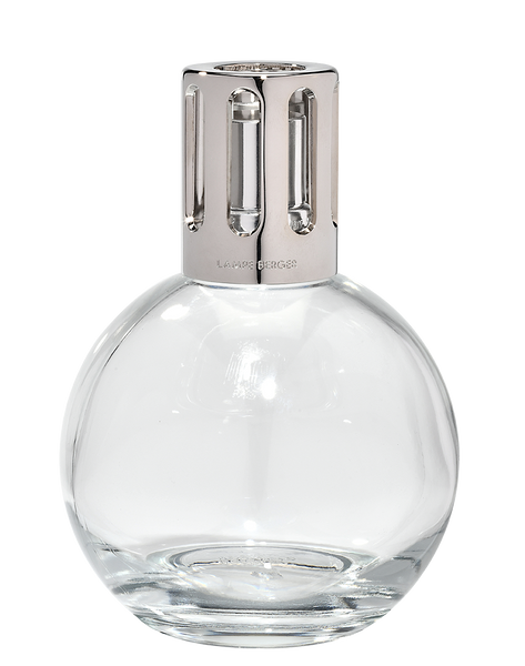 -Maison Berger Paris- Lampe Berger-Set Essentielle Rund, Glas, +250ml Ceresse de Coton , +250ml Neutre Essentielle AIR PUR