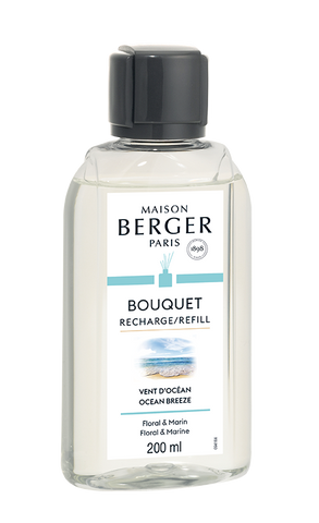 -Maison Berger Paris- Bouquet Refill "Vent d'Océan/Frische Ozeanbrise", Raumduft Diffuser, 200ml