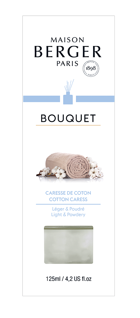 Bouquet, "Zarte Baumwollblüte/Caresse de Coton", Raumduft Diffuser 125ml