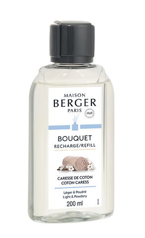 -Maison Berger Paris- Bouquet Refill "Zarte Baumwollblüte/Caresse de Coton", Raumduft Diffuser 200ml