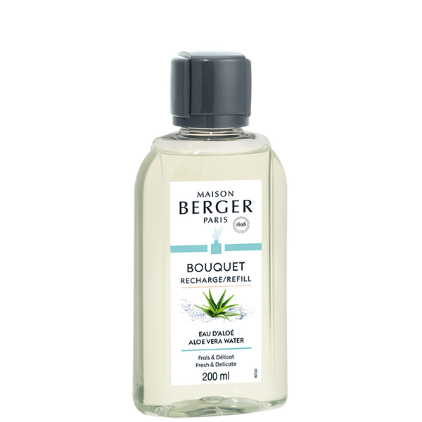 -Maison Berger Paris- Bouquet, "Eau d'Aloé/Frische der Aloe Vera", Raumduft Diffuser, 125ml