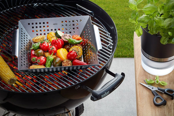-GEFU- "BBQ" Grillschale groß, rechteckig 33 cm x28 cm x7.5 cm