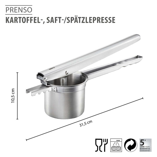 -GEFU- "PRENSO" Kartoffel-, Saft-, Spätzleprtesse