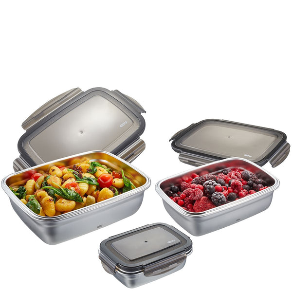 -GEFU- Big Sale "PREPPO" Frischhaltedosen-Set, 3-teilig