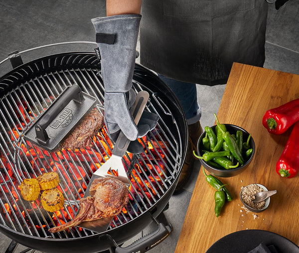 -GEFU- "BBQ" Grillhandschuhe, Veloursleder