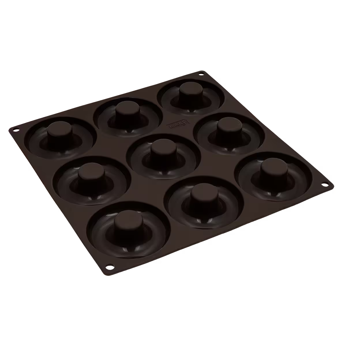 -Lurch- Flexiform Donuts 26x26cm 9fach braun