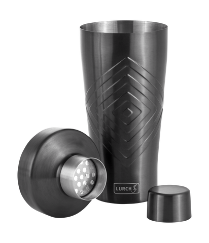 -Lurch- Cocktail Shaker 600ml 3tlg smokey grey