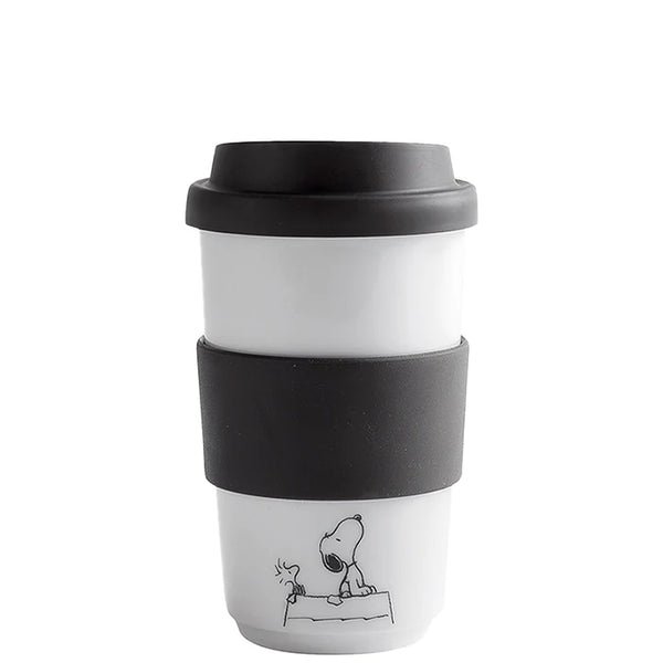 -Kahla- "Peanuts" Becher + Trinkdeckel Peanuts Look-out 0,40L