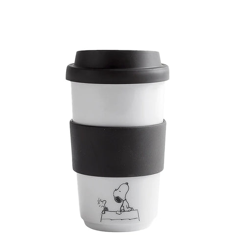 -Kahla- "Peanuts" Becher + Trinkdeckel Peanuts Look-out 0,40L