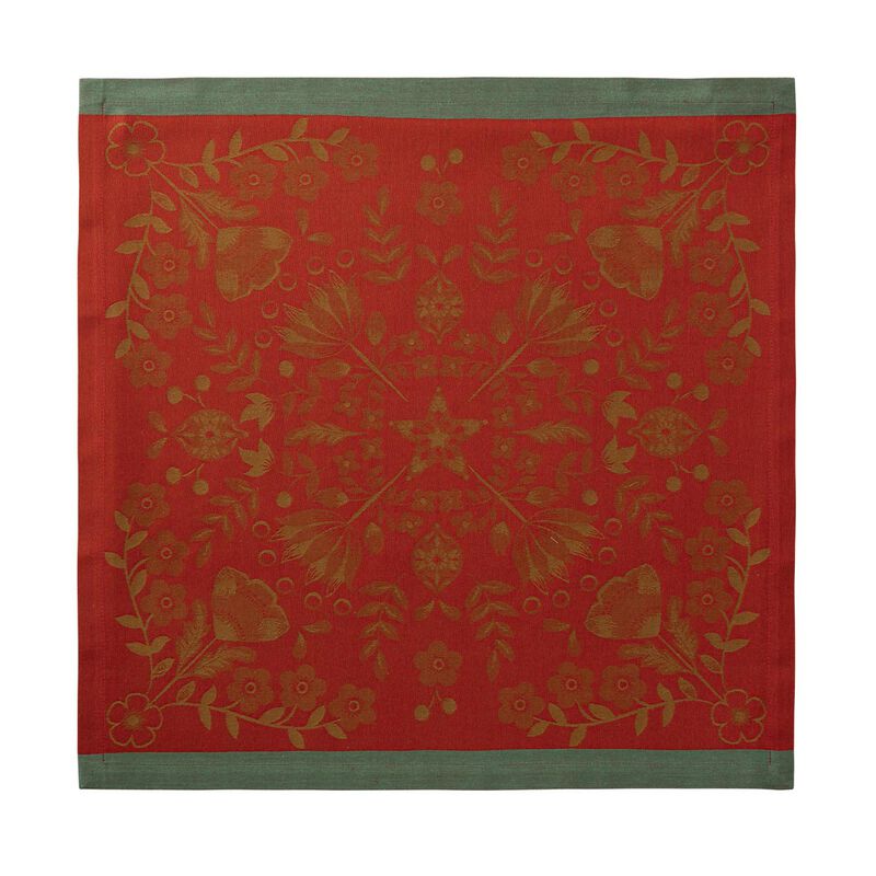 -Le Jacquard Francais- LIM Serviette 55x55 "Féerie" Sucre d'orge 100% Baumwolle