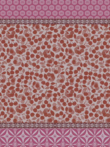 -Le Jacquard Francais- Geschirrtuch "Cerises" Griotte/Red 80x60cm Baumwolle