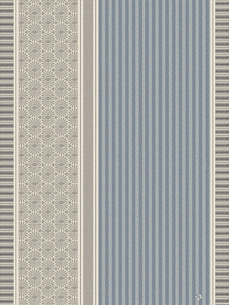-Le Jacquard Francais- Geschirrtuch 80x60cm "Dune Rayures" 100% Baumwolle