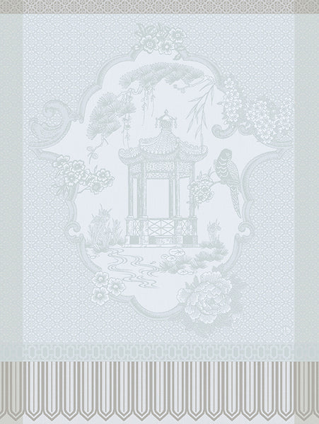 -Le Jacquard Francais- Geschirrtuch 80x60cm "Promenade Impériale" 100% Baumwolle