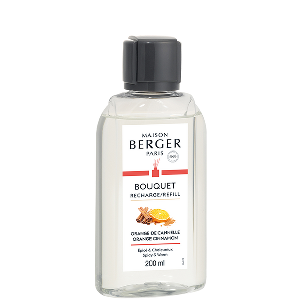 -Maison Berger Paris- Bouquet Refill "Orange de Cannelle", Raumduft Diffuser  200ml