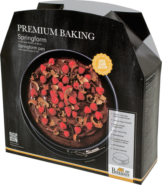"Premium Baking" Springform mit Emaille-Boden 26cm