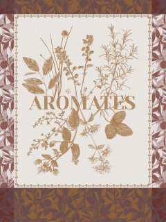 Geschirrtuch "Epices & Aromates" 80x60cm Baumwolle