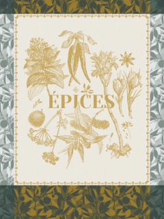 -Le Jacquard Francais- Geschirrtuch "Epices" 80x60cm Baumwolle